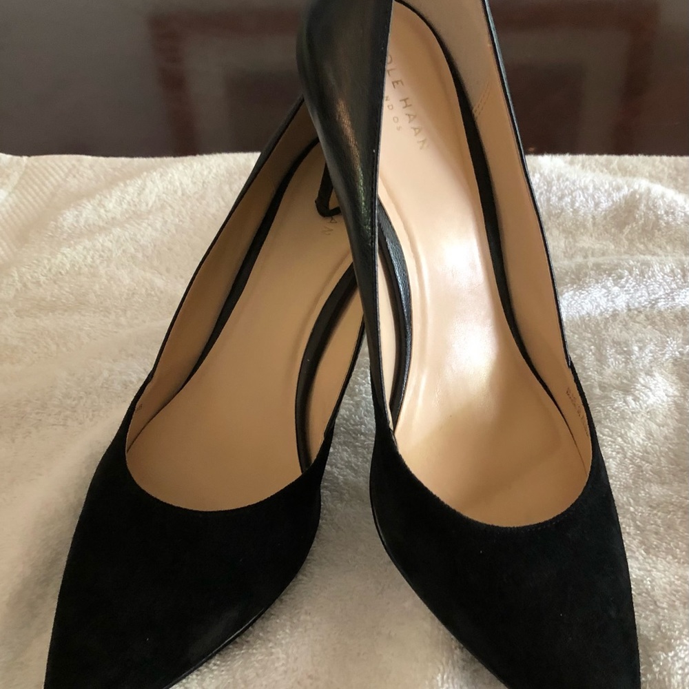 Cole Haan Leather and Suede pumps